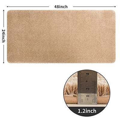 COSY HOMEER Extra Thick Bath Linen Sets Rugs for Bathroom - Anti-Slip Bath  Mats Soft Plush 100% Strong Polyester Mat Living Room Bedroom Water
