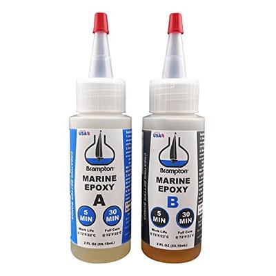 Brampton Marine Epoxy Strong Bonding for Boat Repair - Bonds in 30 Minutes,  Water Resistant, 4 Ounces - Yahoo Shopping