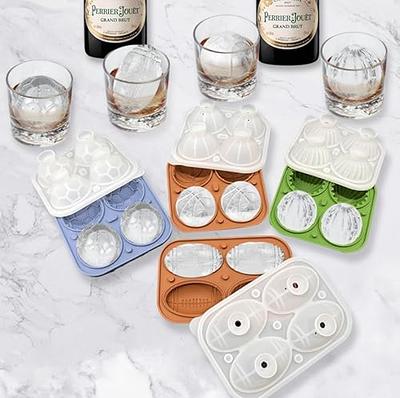 Bar Whiskey Round Ice Cube Maker Silicone Large Ball Shape - Temu