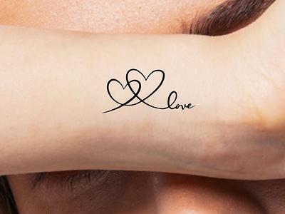 Connecting Hearts Love Temporary Tattoo - Yahoo Shopping