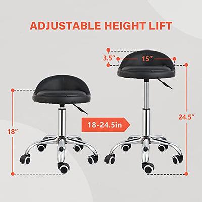 Boss Be Well Medical Spa Professional Adjustable Drafting Stool