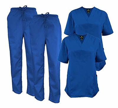 Monarch Uniforms Scrub Sets in Regular and Petite Stretchy Scrubs for Women  Set of Scrub Top and Scrub pants-P-(TRUE HUNTER GREEN)-S - Yahoo Shopping