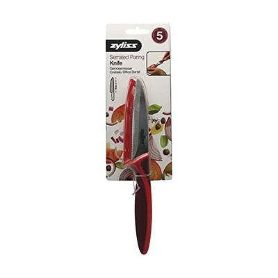 Rada Cutlery Serrated Steak Knife, Stainless Steel Knives for Effortlessly  Cutting Meat, with Durable Resin Handle 