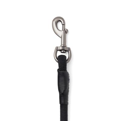 Reddy Black Rope Dog Leash, 6 ft.