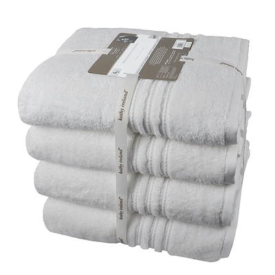 Elvana Home 4 Pack Bath Towel Set 27x54, 100% Ring Spun Cotton, Ultra Soft  Highly Absorbent Machine Washable Hotel Spa Quality for Bathroom, 4 Bath  Towels Black