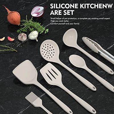 Dishwasher Safe Silicone Cooking Utensils Set - 446°F Heat