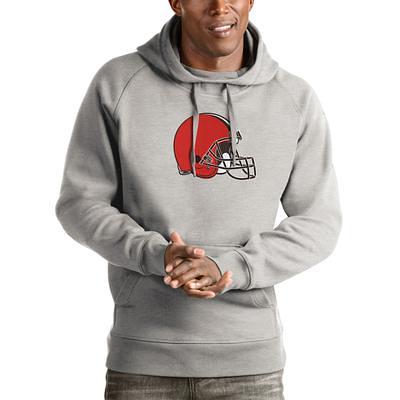 Men's Antigua Black Baltimore Ravens Victory Pullover Hoodie