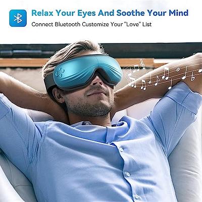 Eye Massager-Bluetooth Music Heated Massager for Migraines