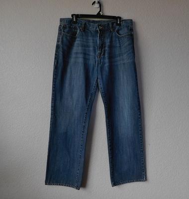 Lucky Brand Dungarees Size 34 Men's Jean/Jean Gene Montesano Distressed  Pants/straight Leg Regular Inseam Lucky Brand Pants - Yahoo Shopping