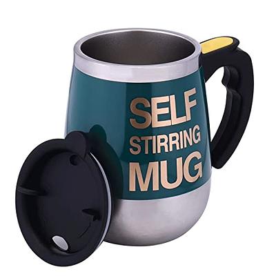 350ml Auto Self Stirring Mug Coffee Self Mixing Cup Electric Stainless Steel