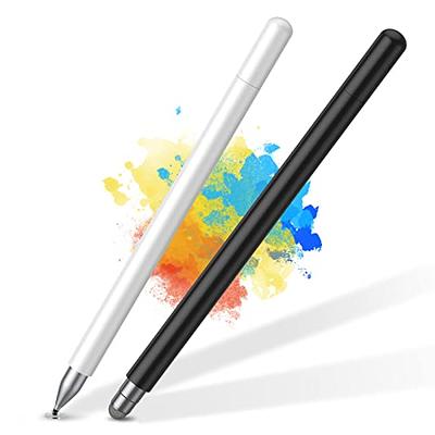 Stylus Pens for Touch Screens, Disc Stylus Pen, Compatible with iPad  pro/Mini/Air/iPhone/Android/Microsoft Tablets (Black/White/Rose Gold)