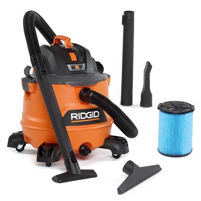 Ridgid WD4070D 4 Gallon 5.0 Peak HP Portable Wet/Dry Shop Vacuum with Fine Dust Filter, Dust Bags, Locking Hose and Accessories
