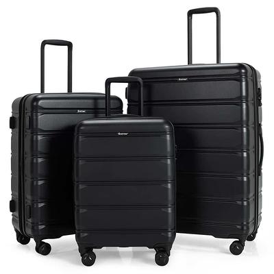 Melalenia Luggage Sets 5 Piece Suitcase Set,Hard