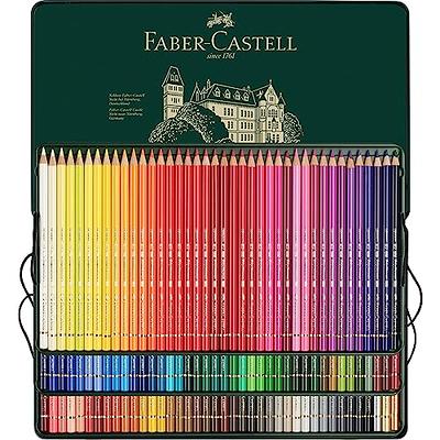 Faber-Castell Black Edition Colored Pencils - 24 Count, Black Wood and  Super Soft Core Lead, Coloring Pencils for Adult Coloring Books, Art  Colored