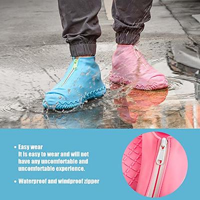 Silicone Shoe Covers, Waterproof Overshoes Rain Shoe Covers Reusable