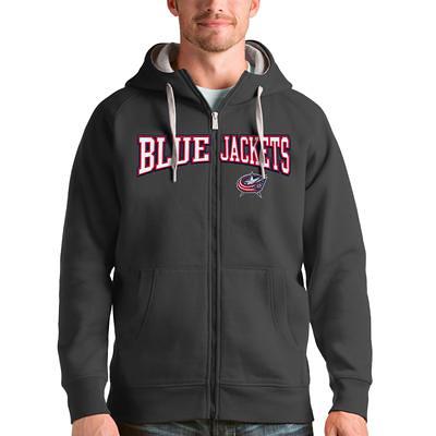 Men's Antigua Black San Francisco 49ers Wordmark Victory Full-Zip Hoodie Size: Small