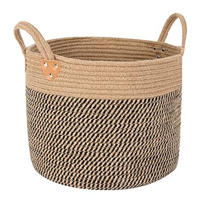 DUOER Storage Basket Wicker Baskets for Organizing with Handle Decorative Storage  Bins for Countertop Toilet Paper Storage Basket for Toilet Tank Top Small  Baskets Set (Set of 2,natural) - Yahoo Shopping