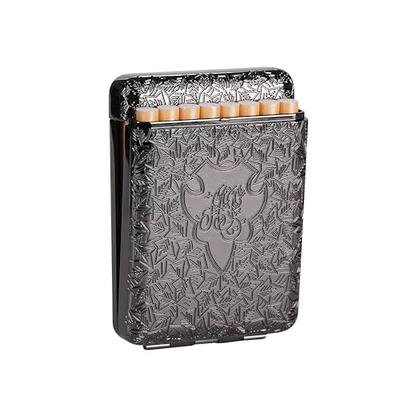 BESTONZON Stainless Steel Cigarette Case Portable Cigarette Case Vintage  Style Cigarette Box 