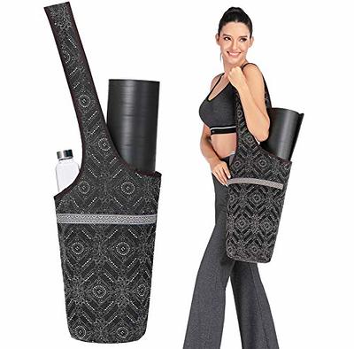 IUGA Yoga Mat Bag with Large Size Pocket & Inner Zipper Pocket, Yoga  Carrier Bag Fit Most Yoga Mat Size - Yahoo Shopping