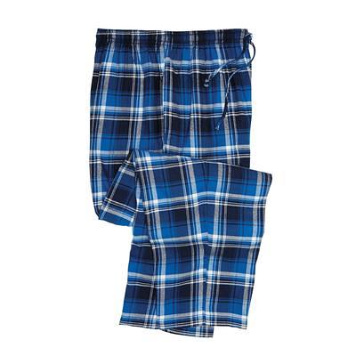 KingSize Men's Big & Tall Plaid Flannel Pajama Set Pajamas