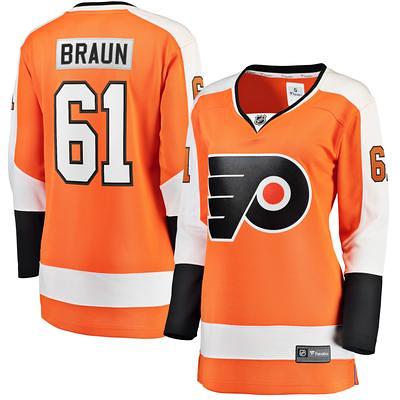 Men's Philadelphia Flyers Justin Braun Adidas Authentic Jersey - White