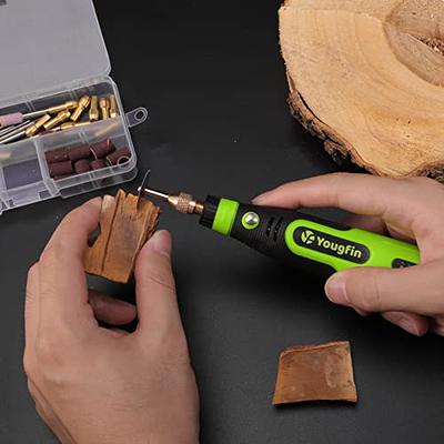 HARDELL Mini Cordless Rotary Tool 4V, Power Rotary Tool Kit 5-Speeds  25000RPM with 101pcs Accessories, Type-C Charging Rotary Tool Cordless for