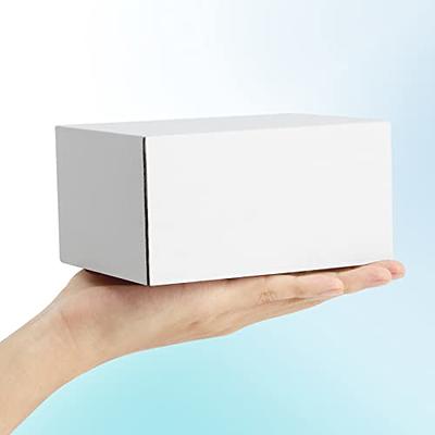 Corrugated Box Cardboard Box Perfect for Shipping 7X5X1Inch-50Pack White