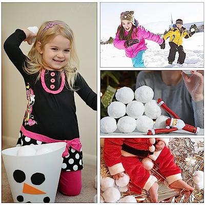 Homiar Snowballs for Kids Indoor, Plush Indoor Snowball Set, Artificial 36  PCS