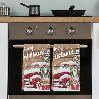 Christmas Kitchen Towels Truck Xmas Trees Gnomes Christmas Dish Towel  Microfiber Absorbent Wood Grain Snowflake Hand Towels Tea Towel Cleaning  Cloth for Seasonal Winter Decoration Kitchen Bahtroom - Yahoo Shopping