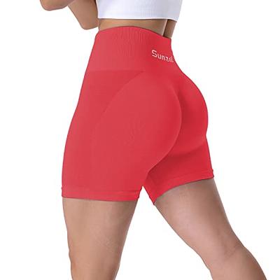 Unthewe Women's Workout Gym Biker Shorts High Waisted Athletic