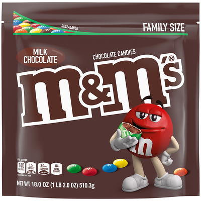 M&m's Peanut Butter Family Size Chocolate Candy - 17.2oz : Target