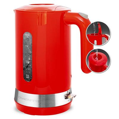 OVENTE Portable Tea Kettle and Instant Water Heater 1-Cup 1.8