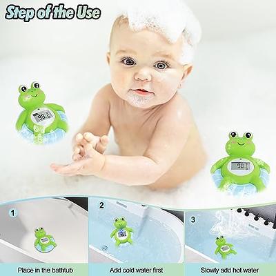 Pircaath Baby Bath Thermometer Floating Toy, Digital Bath