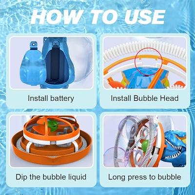 Bubble Machine, Children's Electric Dinosaur Bubble Machine