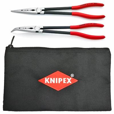 KNIPEX 6-1/4'' Needle Nose Pliers with Angled Comfort Grip