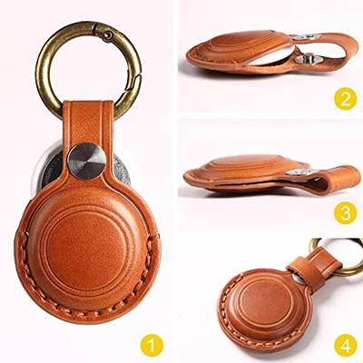  Leather Keychain Case Holder Compatible with Apple