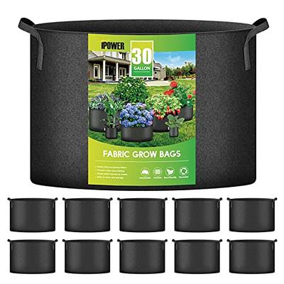 Coolaroo 5 gal. HDPE Fabric Grow Bag, Steel Grey, Steel Gray