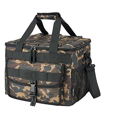 MIER Adult Lunch Box Insulated Lunch Bag Large Cooler Tote, Camo / Large