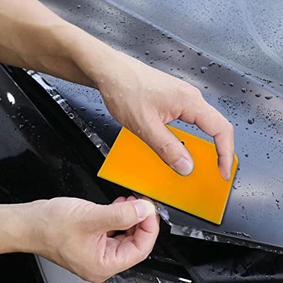 3Pcs Reusable Car Squeegee 4, 5, 6 Inch Plastic Car Scraper Auto