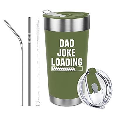 Gifts for Dad - Dad Joke Loading Funny Travel Coffee Tumbler Mug, Unique  Christmas, Birthday, Father's Day