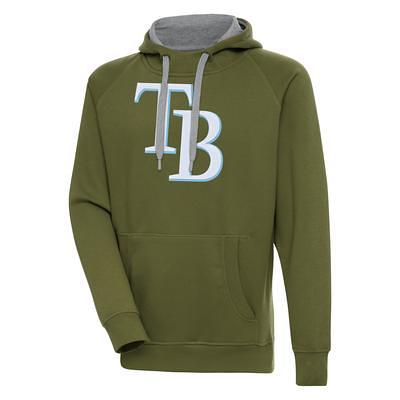 Tampa Bay Rays Antigua Victory Pullover Sweatshirt - Heather Gray