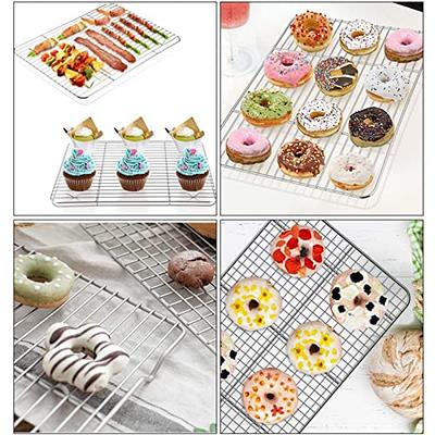 KITESSENSU Baking Pans Sets, Nonstick Bakeware Sets 7-Piece with  Round/Square Cake Pan, Loaf Pan, Muffin Pan, Cookie Sheet, Roast Pan,  Cooling Rack