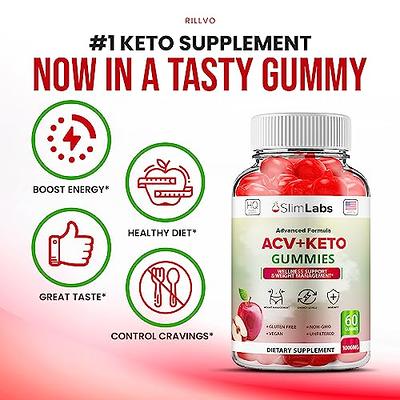 Slim Labs Keto ACV Gummies Slim Labs ACV Advanced Formula Plus Apple Cider  Vinegar Keto Gummies Dietary Supplement B12 Beet Root Juice Men Women (60  Gummies) - Yahoo Shopping