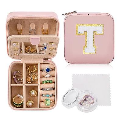 MFXIP Travel Jewelry Case Small Box Organizer S 1, Pink