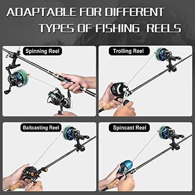 PLUSINNO Fishing Line Spooler with Unwinding Function, Fishing