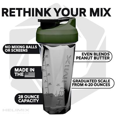 Protein Shaker Mixer Blender Cup Bottle 28 oz Wire Whisk Gym Powder Workout