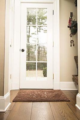 Ompaa Chenille Indoor Door Mat Entryway Rug, 36x24 Grey, Super Absorbent  Mud Mats for Dirty Dogs Paws & Muddy Shoes, Non Slip Welcome Floor Doormats