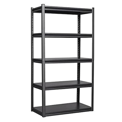 LISSIMO Heavy Duty Storage Shelving with Wheels,3-Tier Metal Garage Shelves  for Storage, Adjustable Shelving Unit for Commercial Warehouse Basement