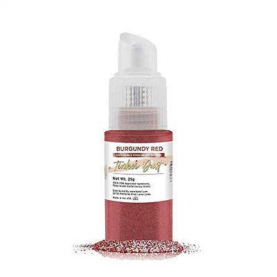 BAKELL® Burgundy Edible Glitter Spray Pump, (25g), TINKER DUST Edible  Glitter, KOSHER Certified, 100% Edible Glitter