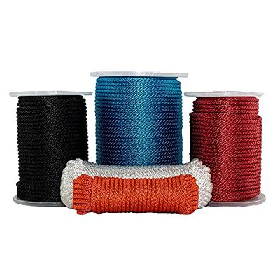 SGT KNOTS Solid Braid Nylon Rope - Multipurpose Utility Cord for Commercial  Applications, Anchors, Crafts, Towing 3/16 x 500ft (Red) - Yahoo Shopping
